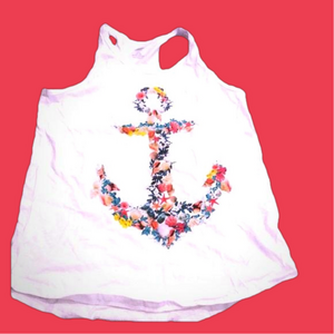 GIRLS anchor tank top